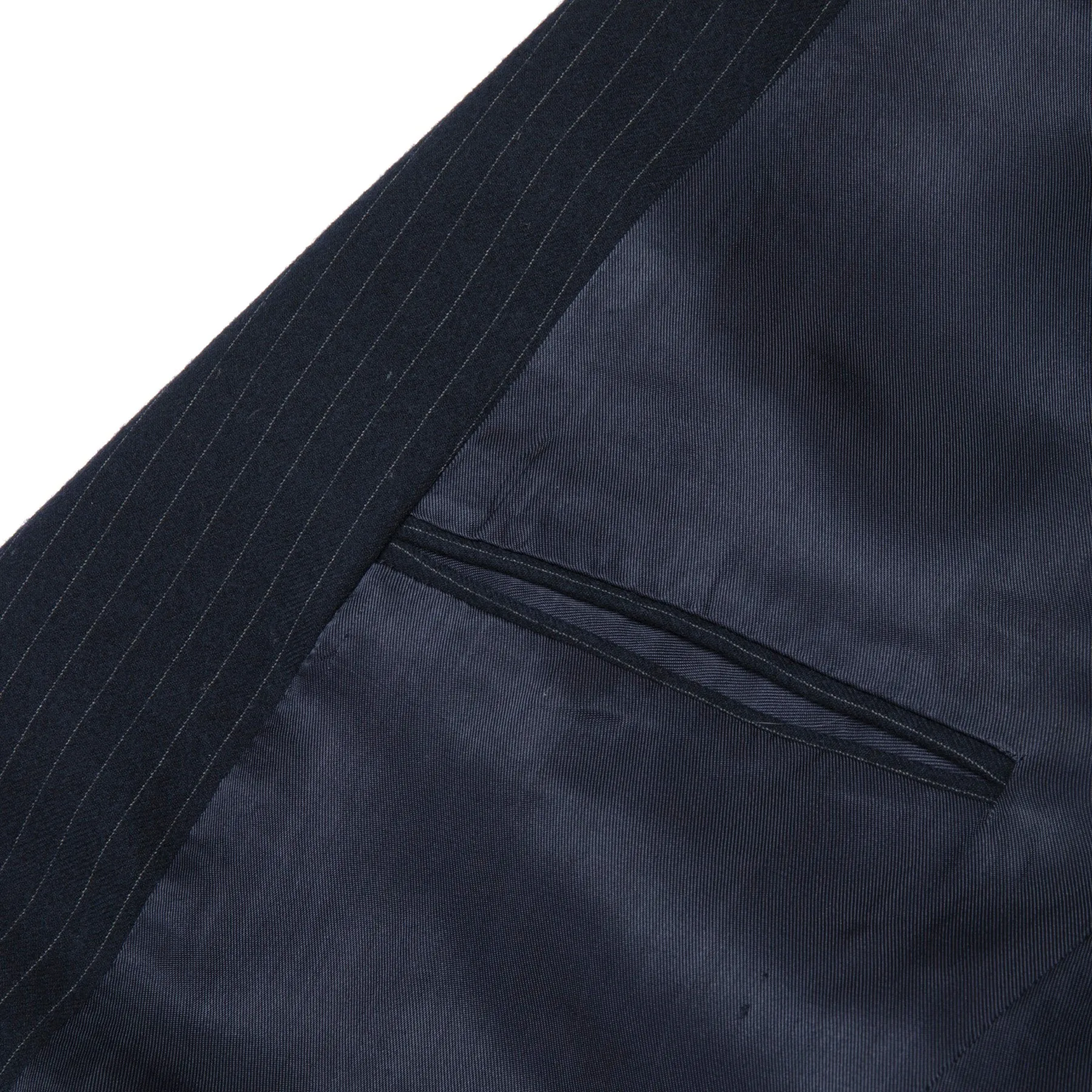 80s, Worsted Flannel, Pinstripe, Structured Drape, Banking Uniform