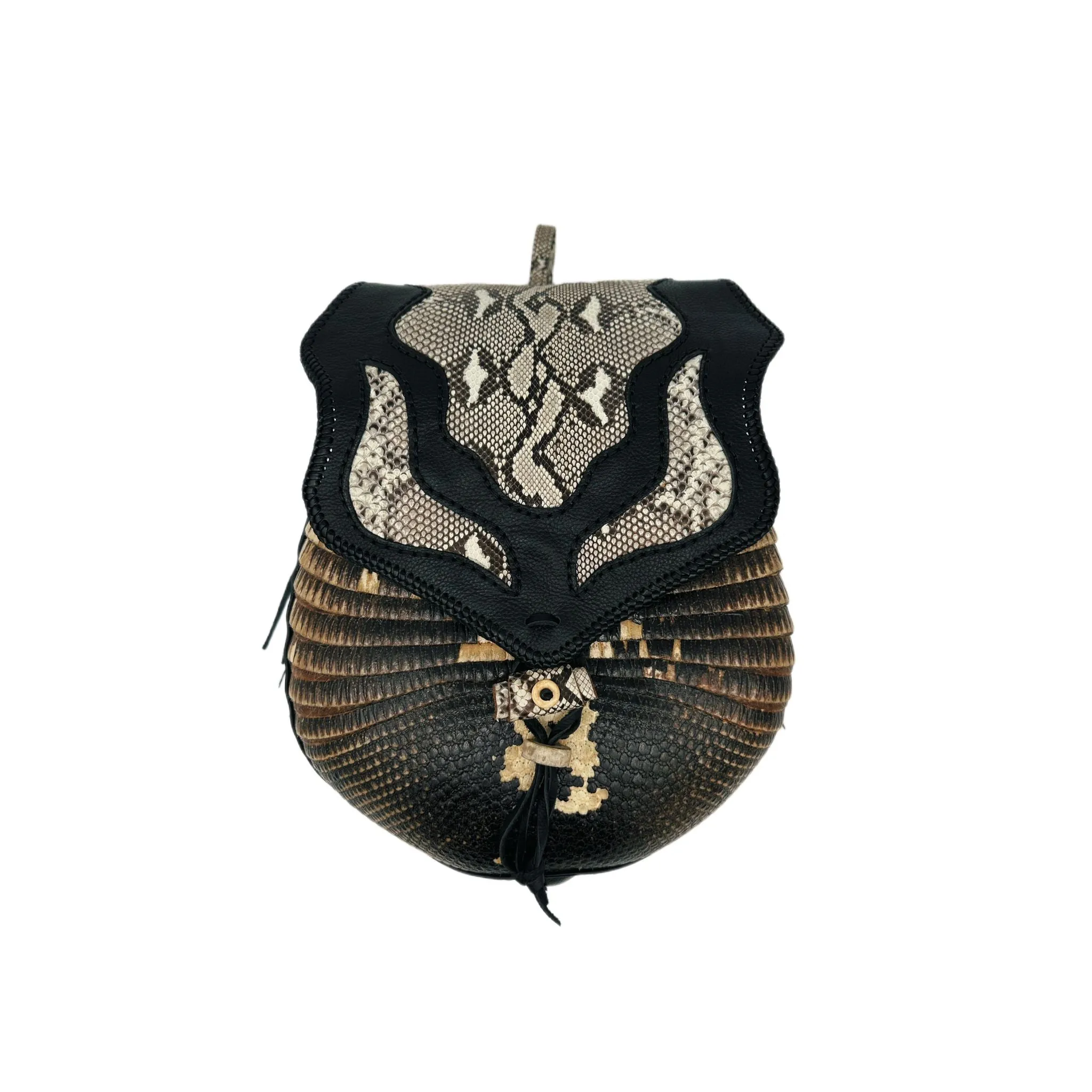 Bohemian Armadillo Snakeskin Backpack