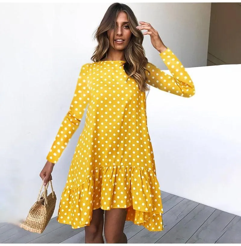 Boho Dress - Chiffon Long Sleeve