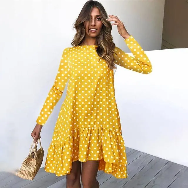 Boho Dress - Chiffon Long Sleeve