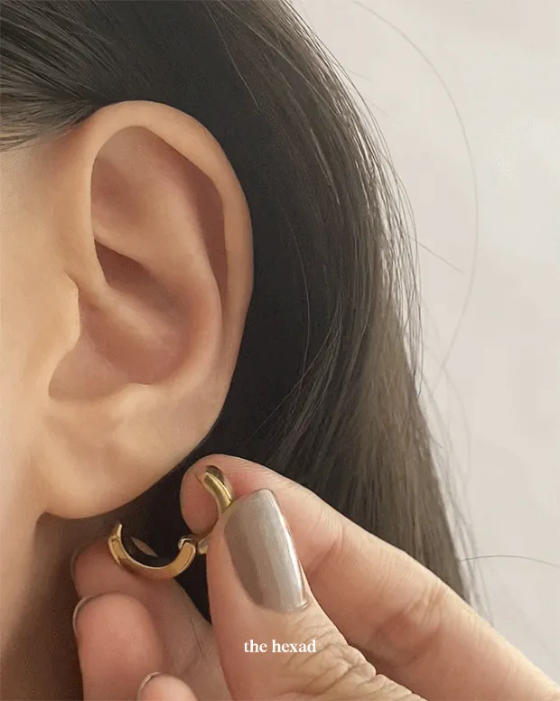 BULLET Ear Cuffs in Gold