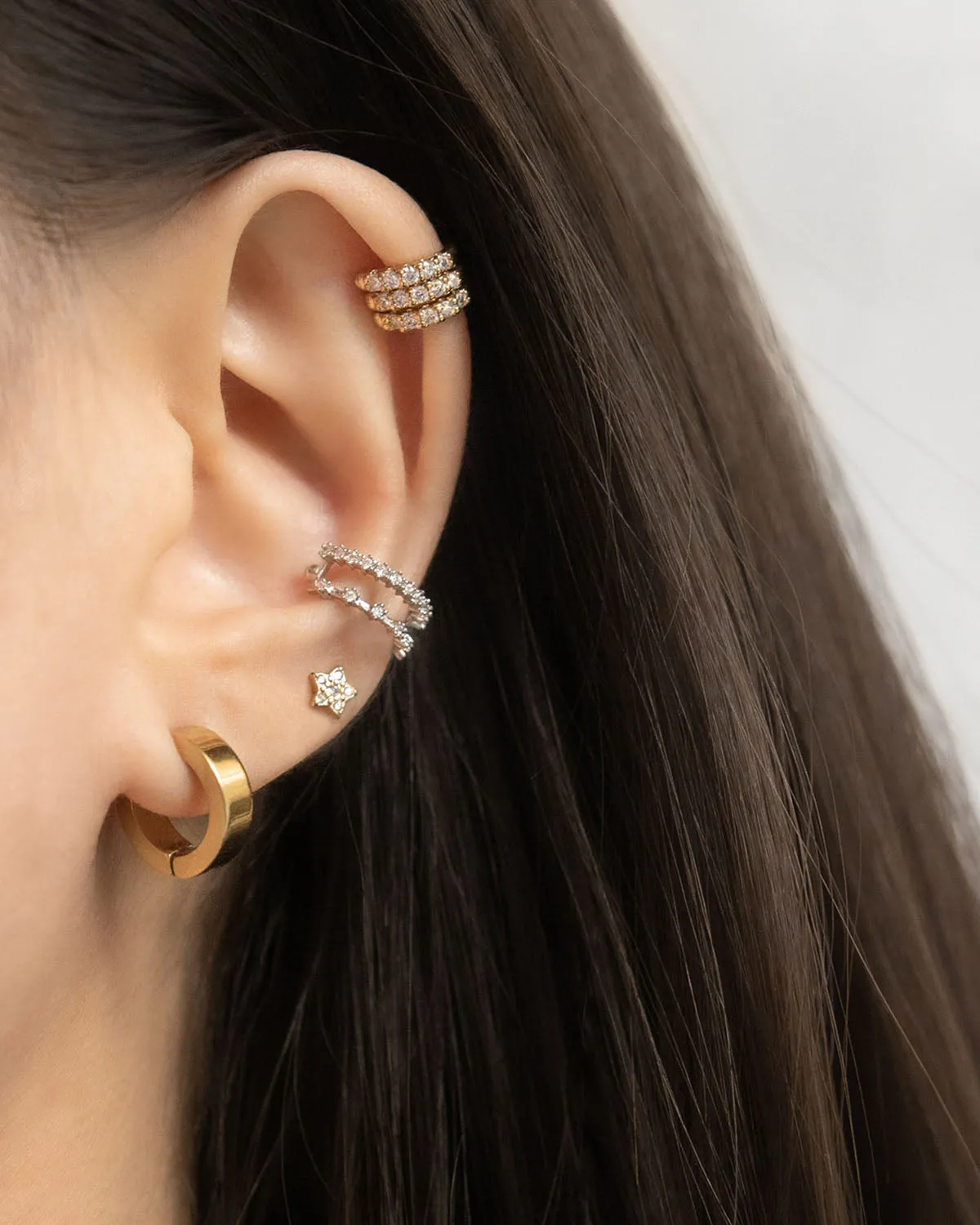 BULLET Ear Cuffs in Gold