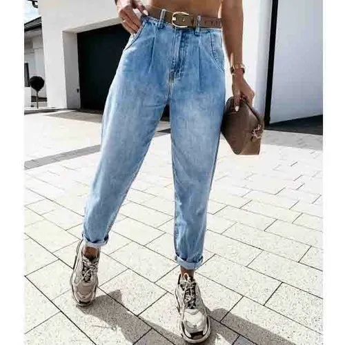 Casual High Waist Denim Jeans