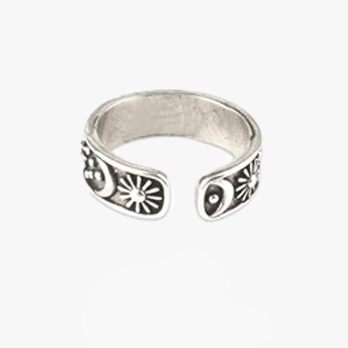Celestial Aesthetic Sun and Moon Ring