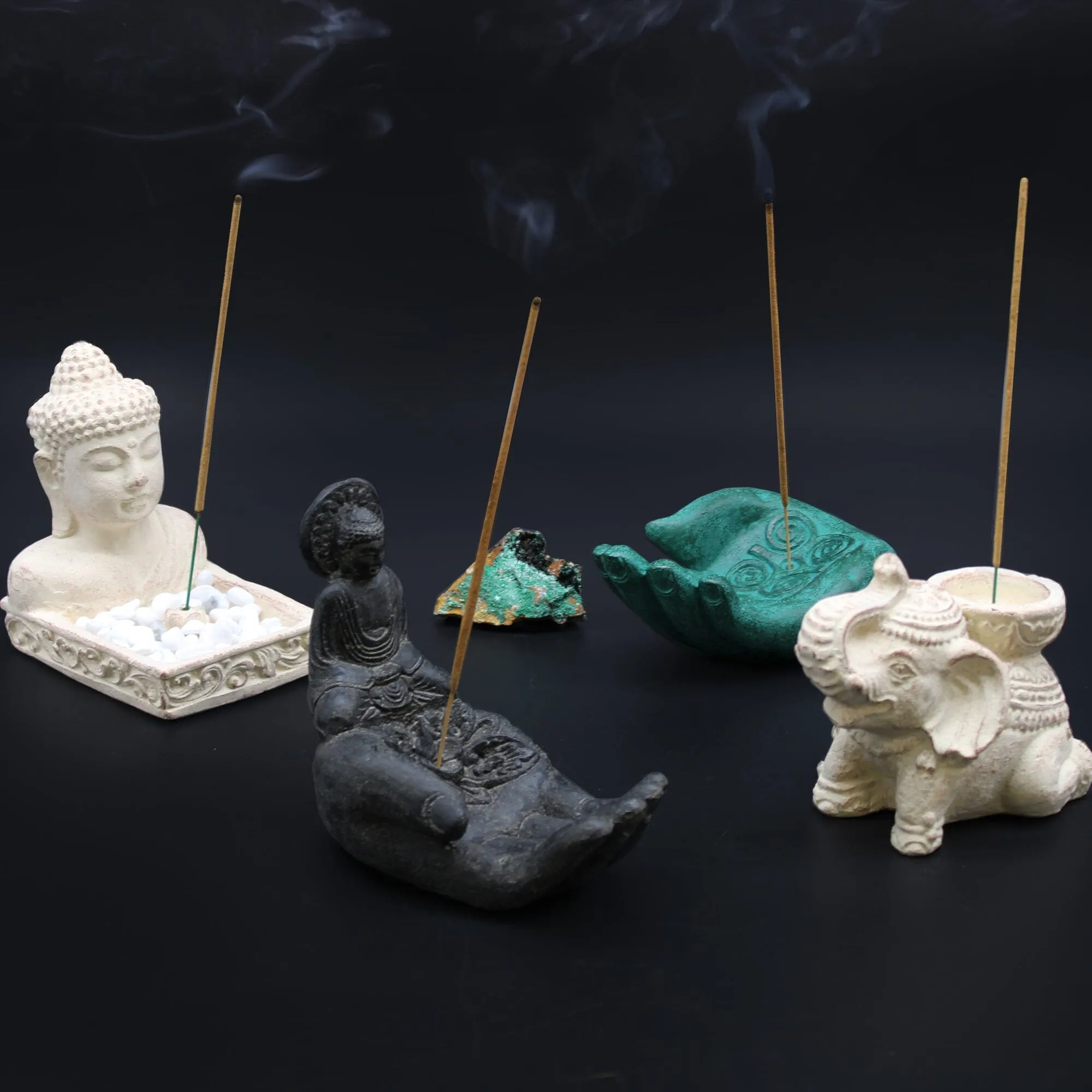 Elephant Incense & Candle Holder