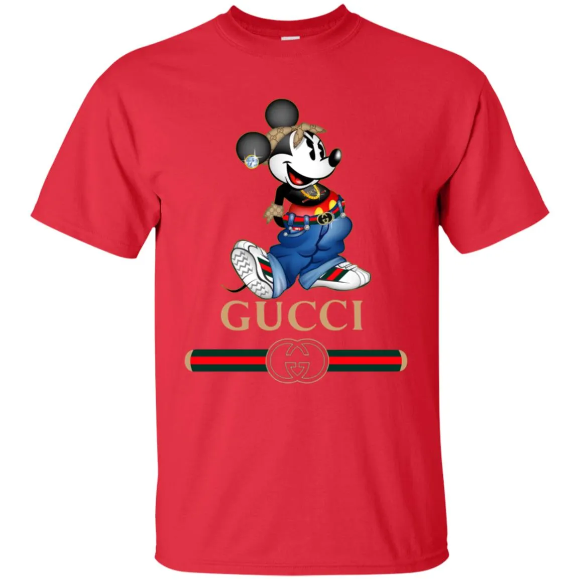 Gucci T-shirt Mouse Mickey Cartoon T-shirt Men Cotton T-Shirt