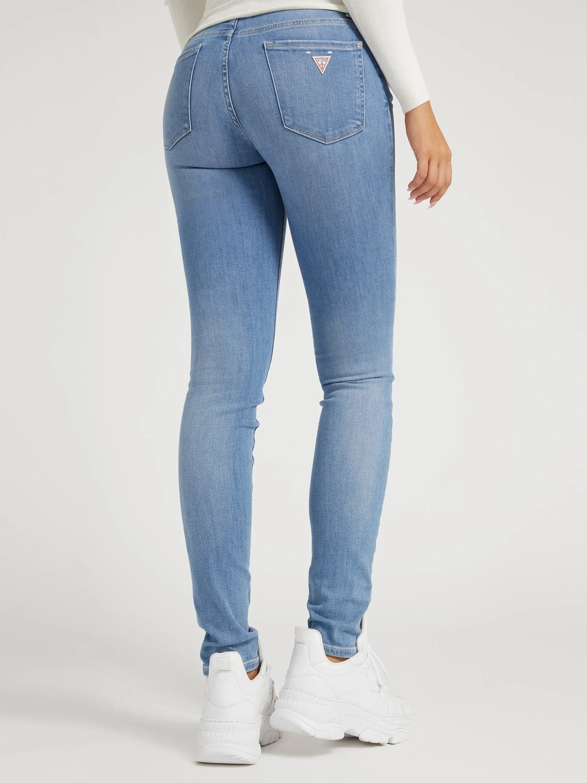 Guess Annette Mid Rise Jeans, Reborn Light Denim