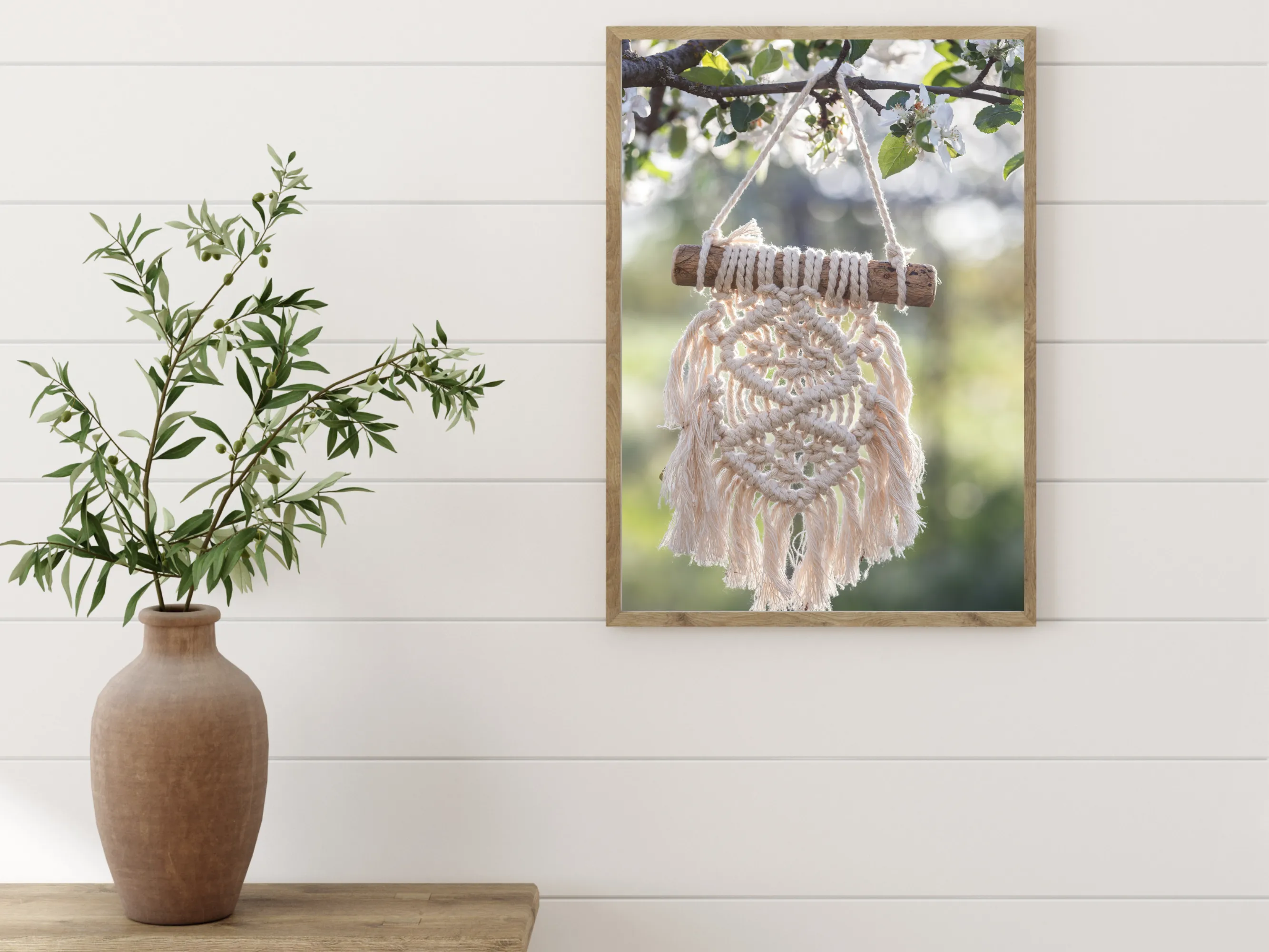 Handcrafted Macrame Design Boho Decor Wall Art