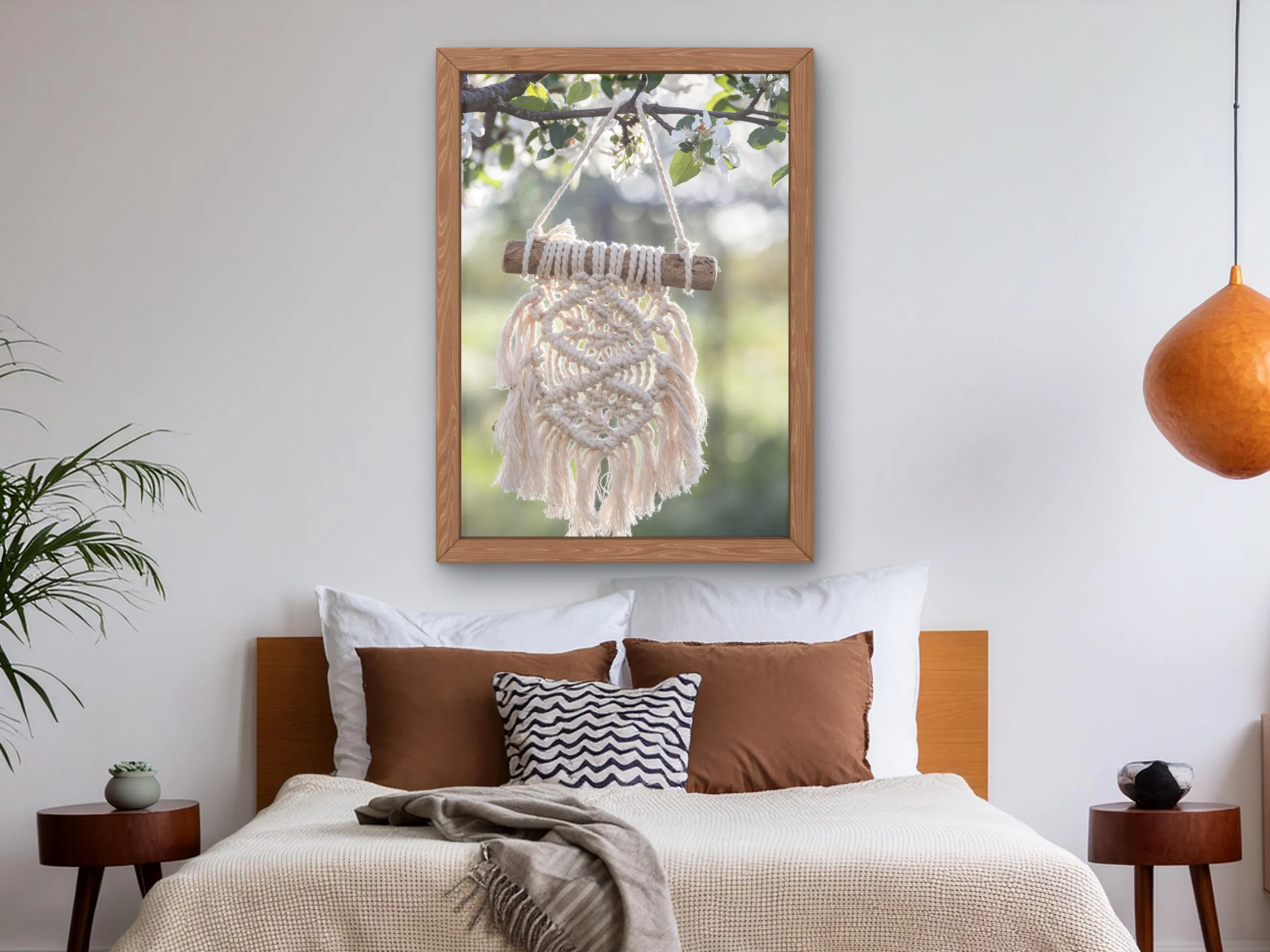 Handcrafted Macrame Design Boho Decor Wall Art