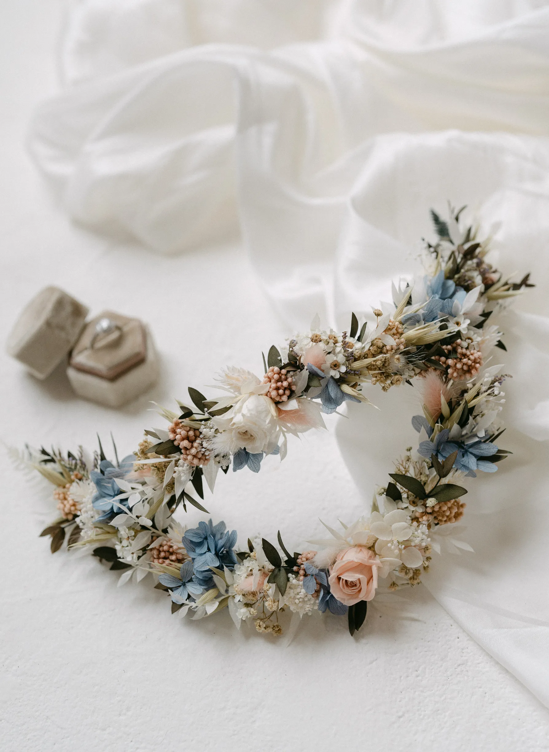 Lark Wildflower Wedding Dried Flower Headpiece