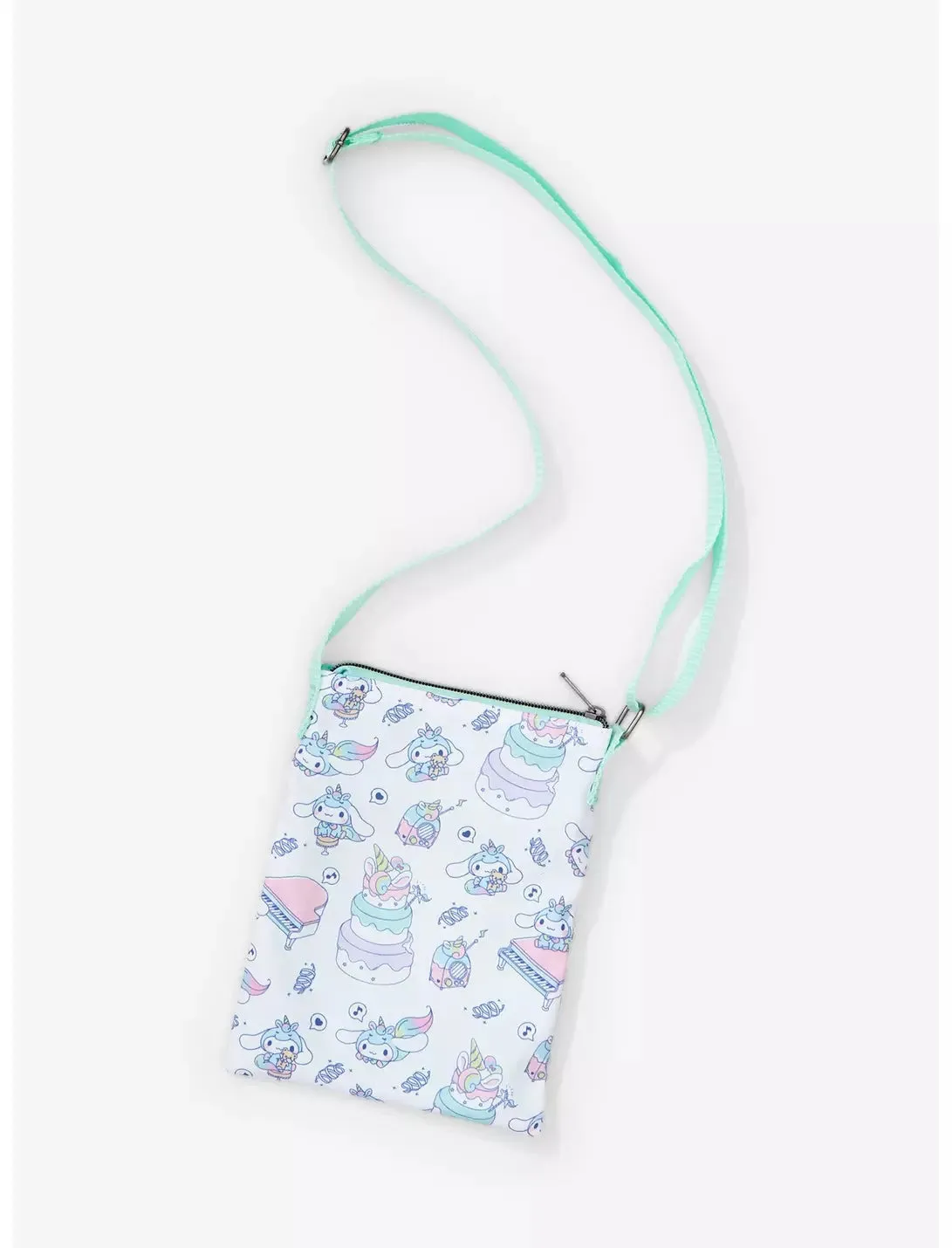Loungefly x Sanrio, Cinnamoroll Unicorn Party Passport Crossbody Bag