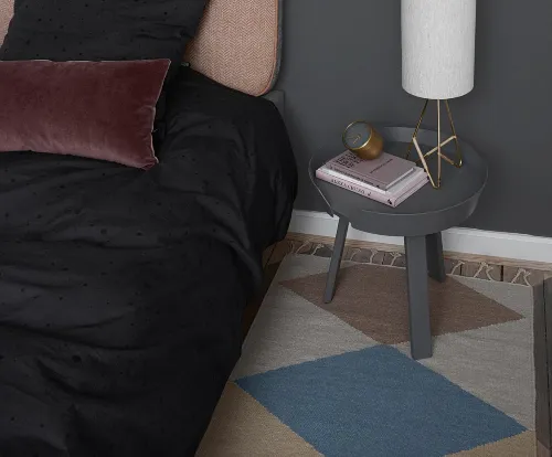 OYOY Duvet Cover Dot Anthracite/Black - Clearance