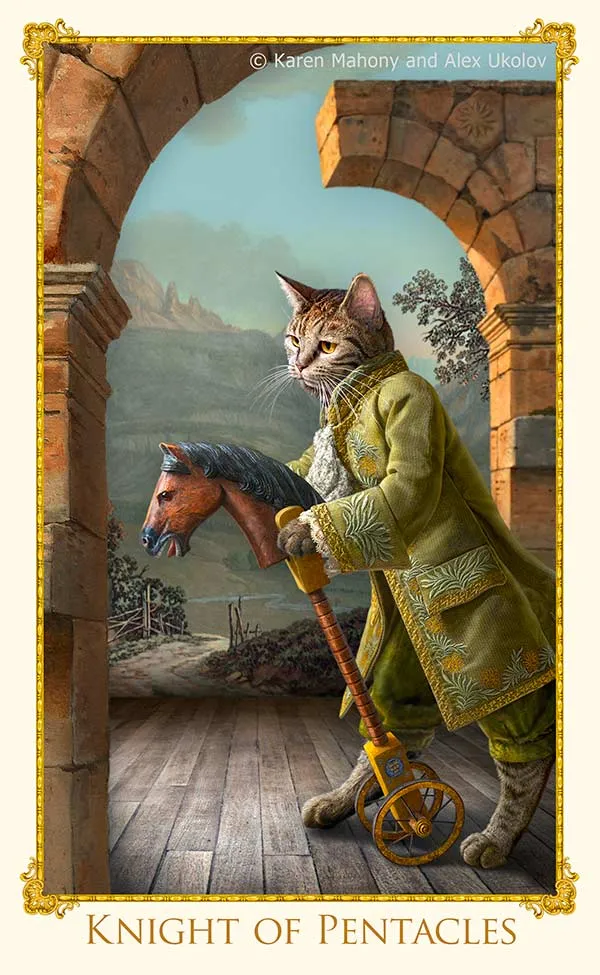 Pre-orders opening in MAY 2025. The Bohemian Cats Theatre Tarot standard deck.