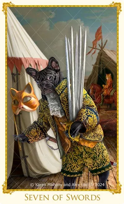 Pre-orders opening in MAY 2025. The Bohemian Cats Theatre Tarot standard deck.