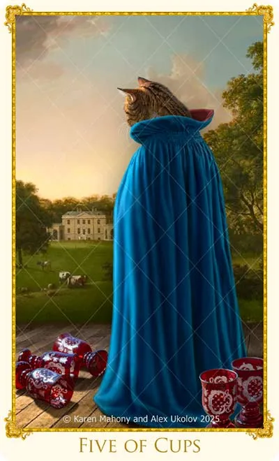 Pre-orders opening in MAY 2025. The Bohemian Cats Theatre Tarot standard deck.