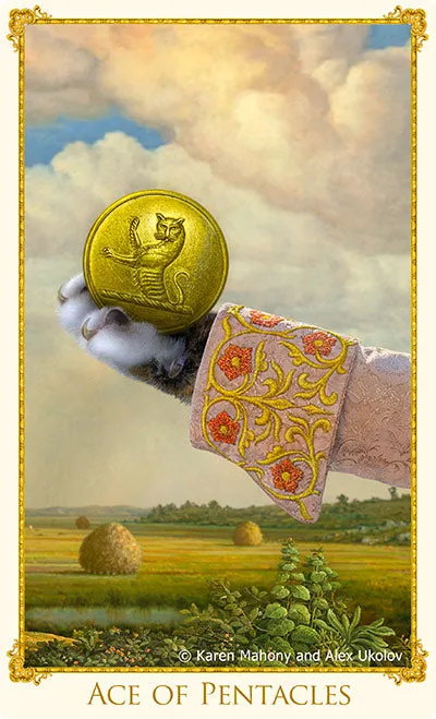 Pre-orders opening in MAY 2025. The Bohemian Cats Theatre Tarot standard deck.