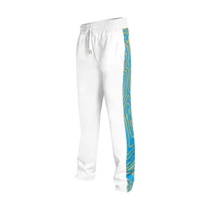 TEAM BAHAMAS TRACK PANTS-WHITE